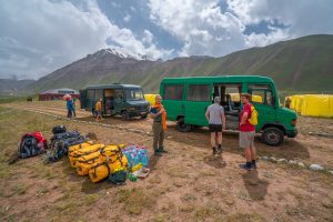 Arrival in Base Camp