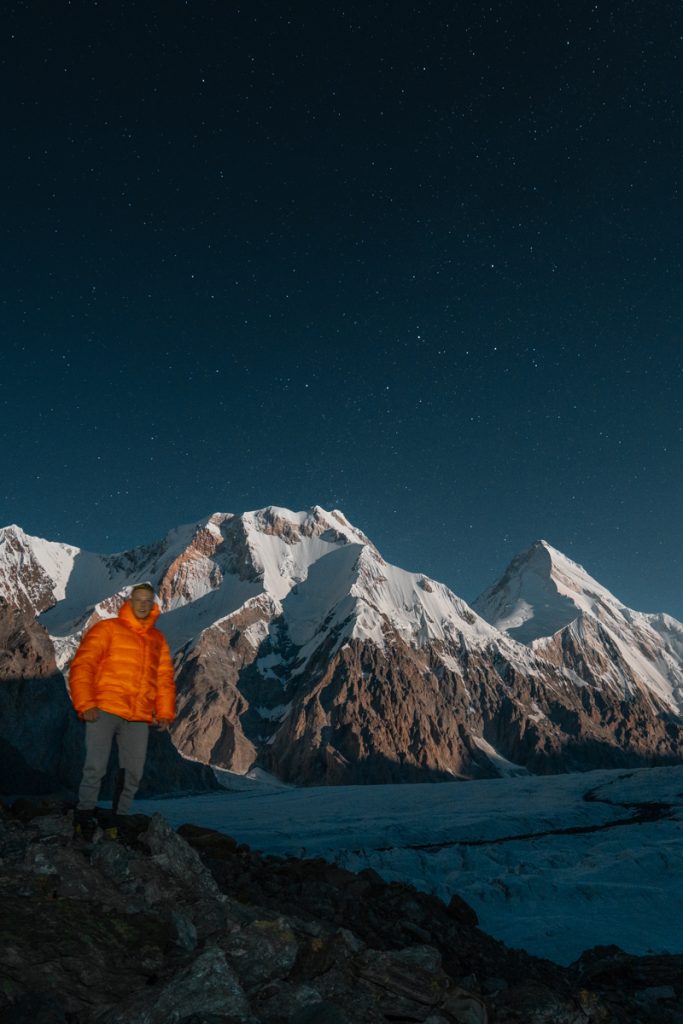 Starry sky in the Tian-Shan