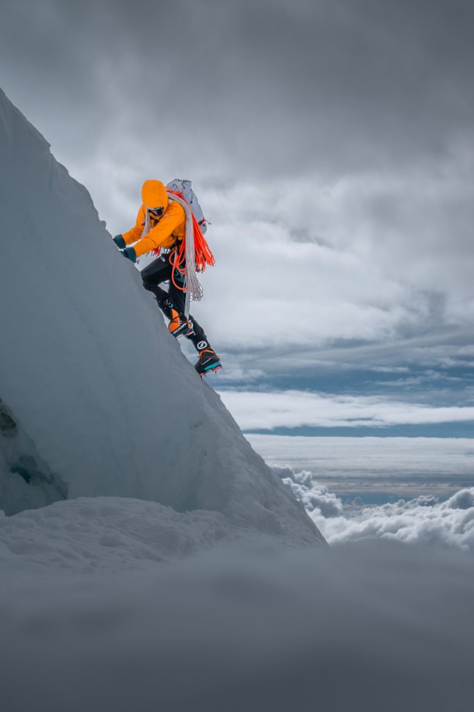 Tom Czermak at Chopicalqui