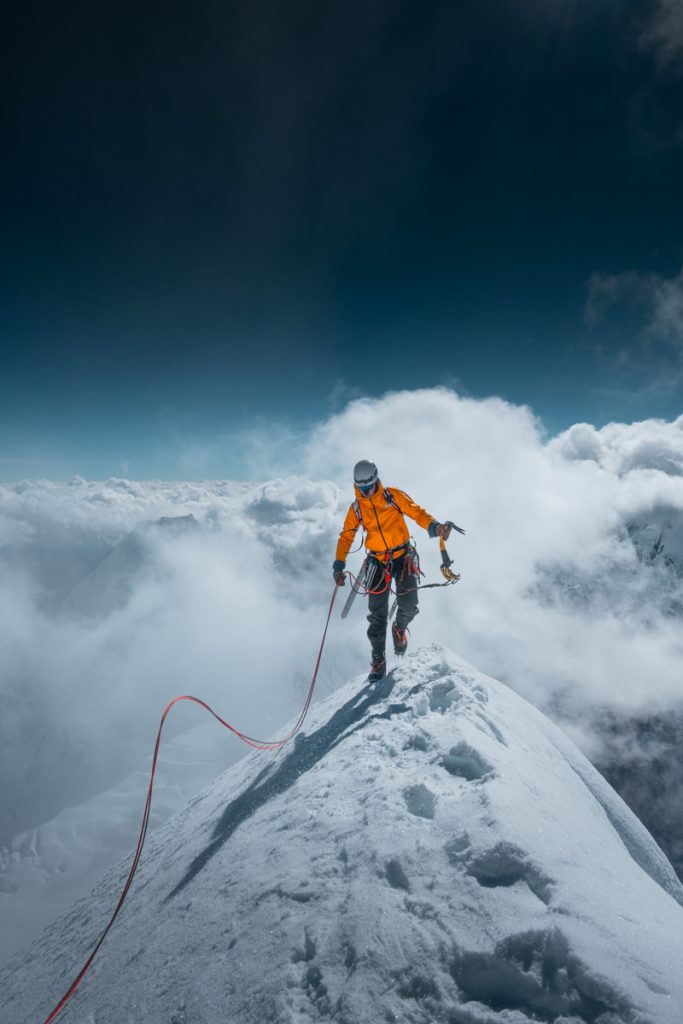 Tom Czermak at the Summit of Quitaraju