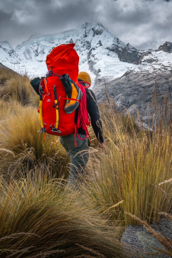 Tom Czermak in the Cordillera Blanca