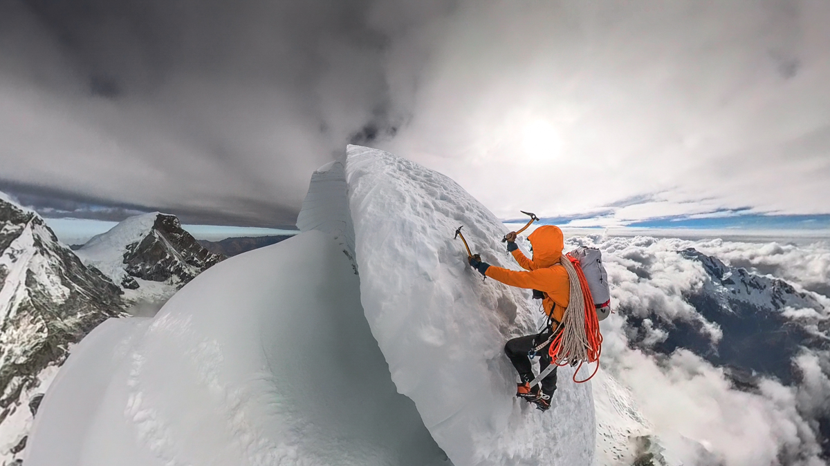 Last meters to the summit