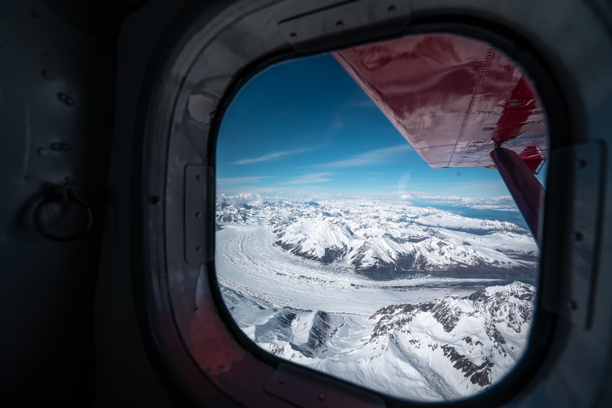 Above the first glaciers