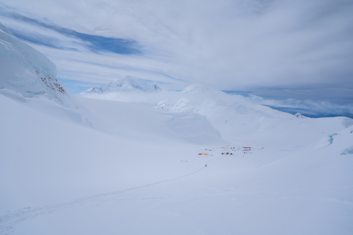 Camp 3 from above