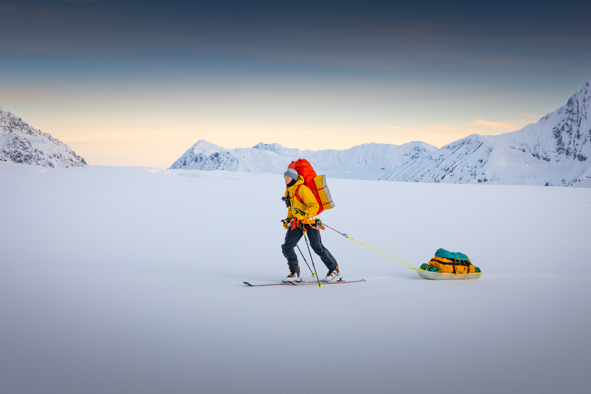 Me on the Kahiltna Glacier