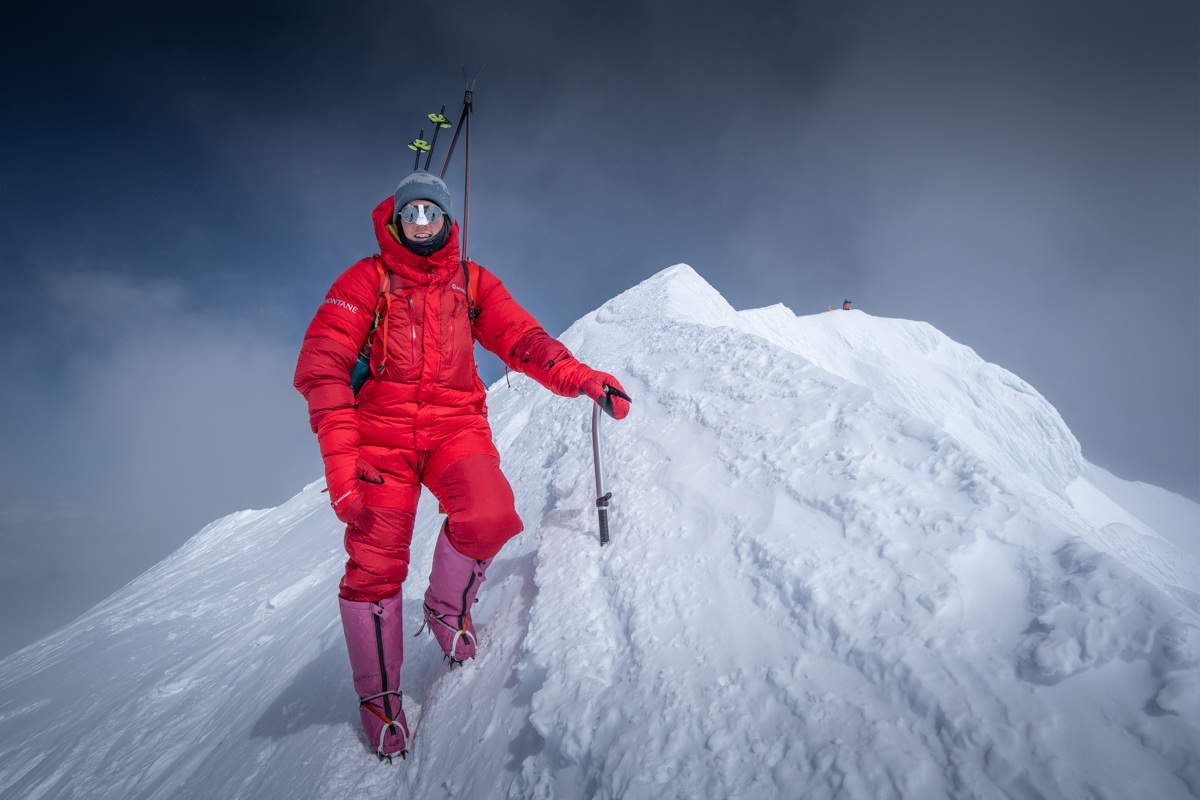 On the last meters to the summit